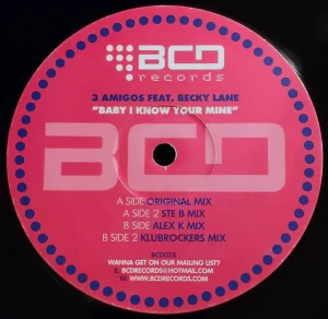 3 Amigo's - Baby I Know You're Mine (Remix Pack)