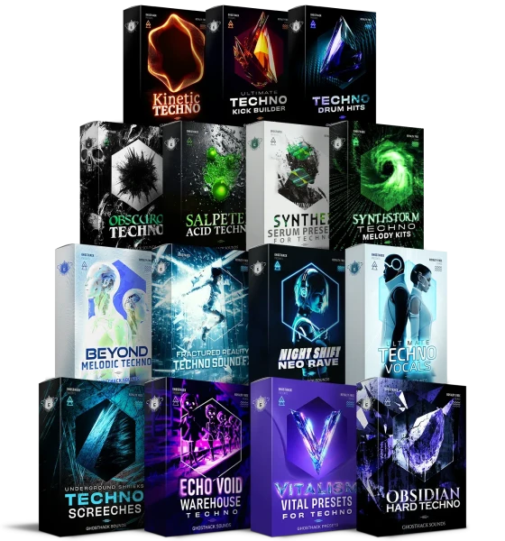Ghosthack - Titan - Techno Mega Bundle (WAV, MIDI, SERUM, VITAL)